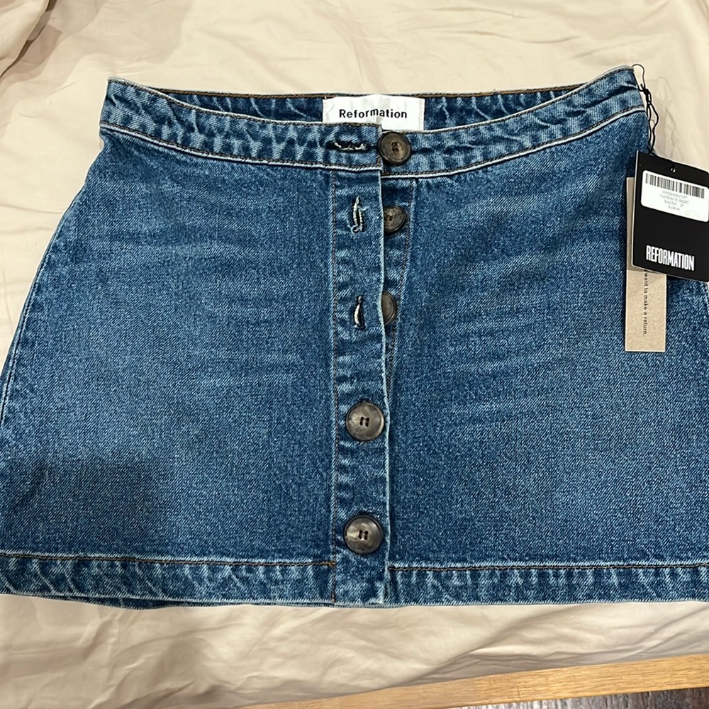 Reformation Candace skirt size 27